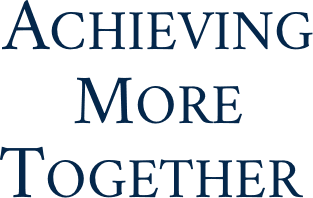 ACHIEVING MORE TOGETHER
